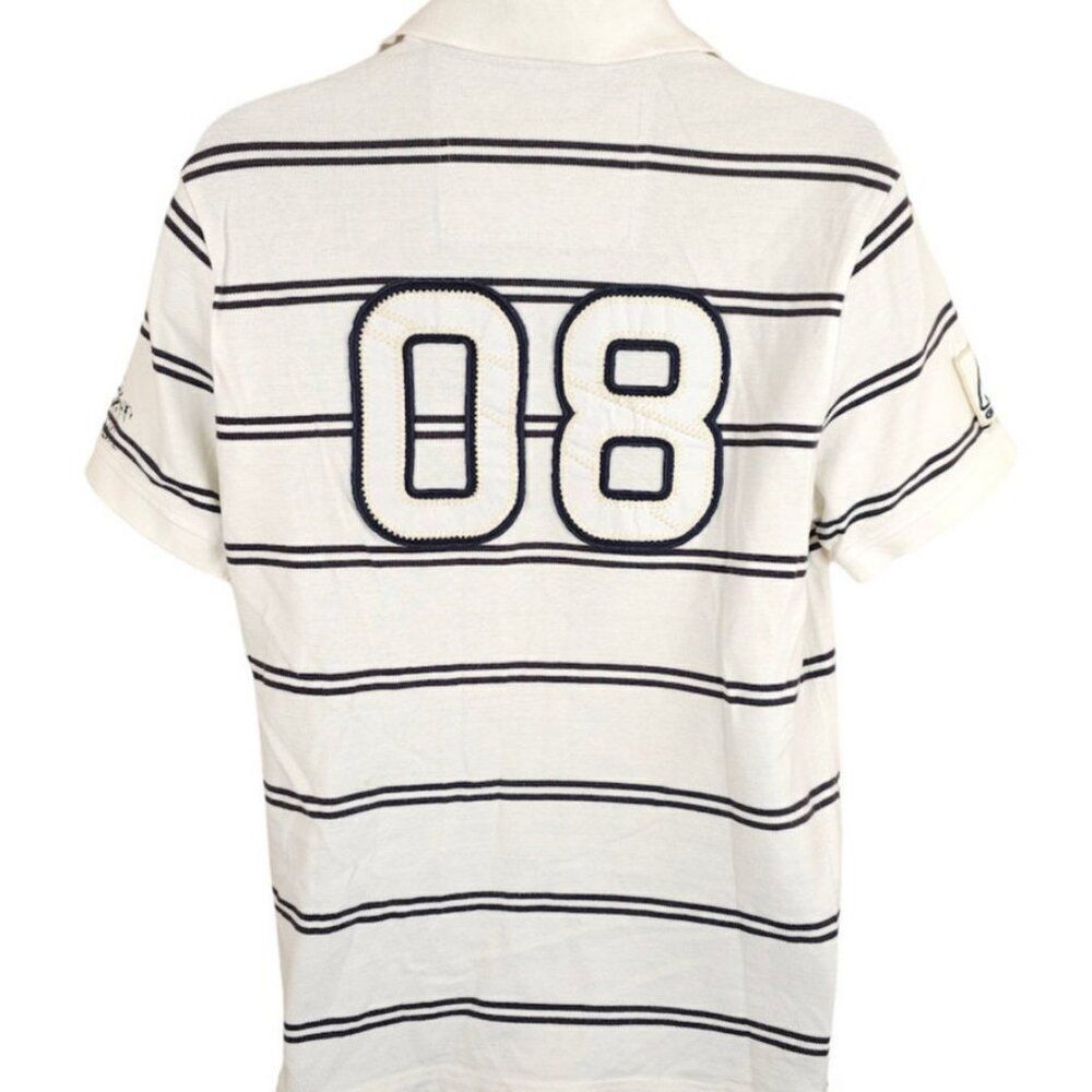 Vintage Les Voiles De St Tropez Polo Shirt Mens Size Large White Y2K Regatta - Picture 3 of 8